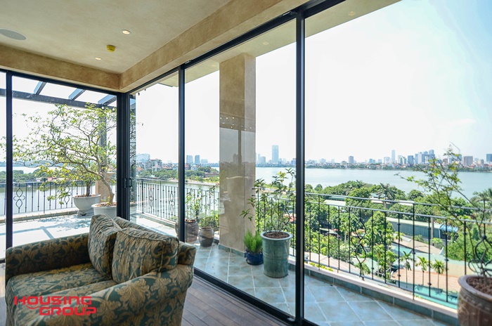 Unique Penthouse for rent in Tay Ho Hanoi | Over-Looking West Lake View